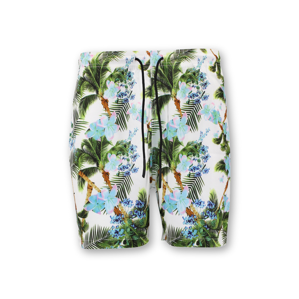 "Icy Palms" Cabana Shorts